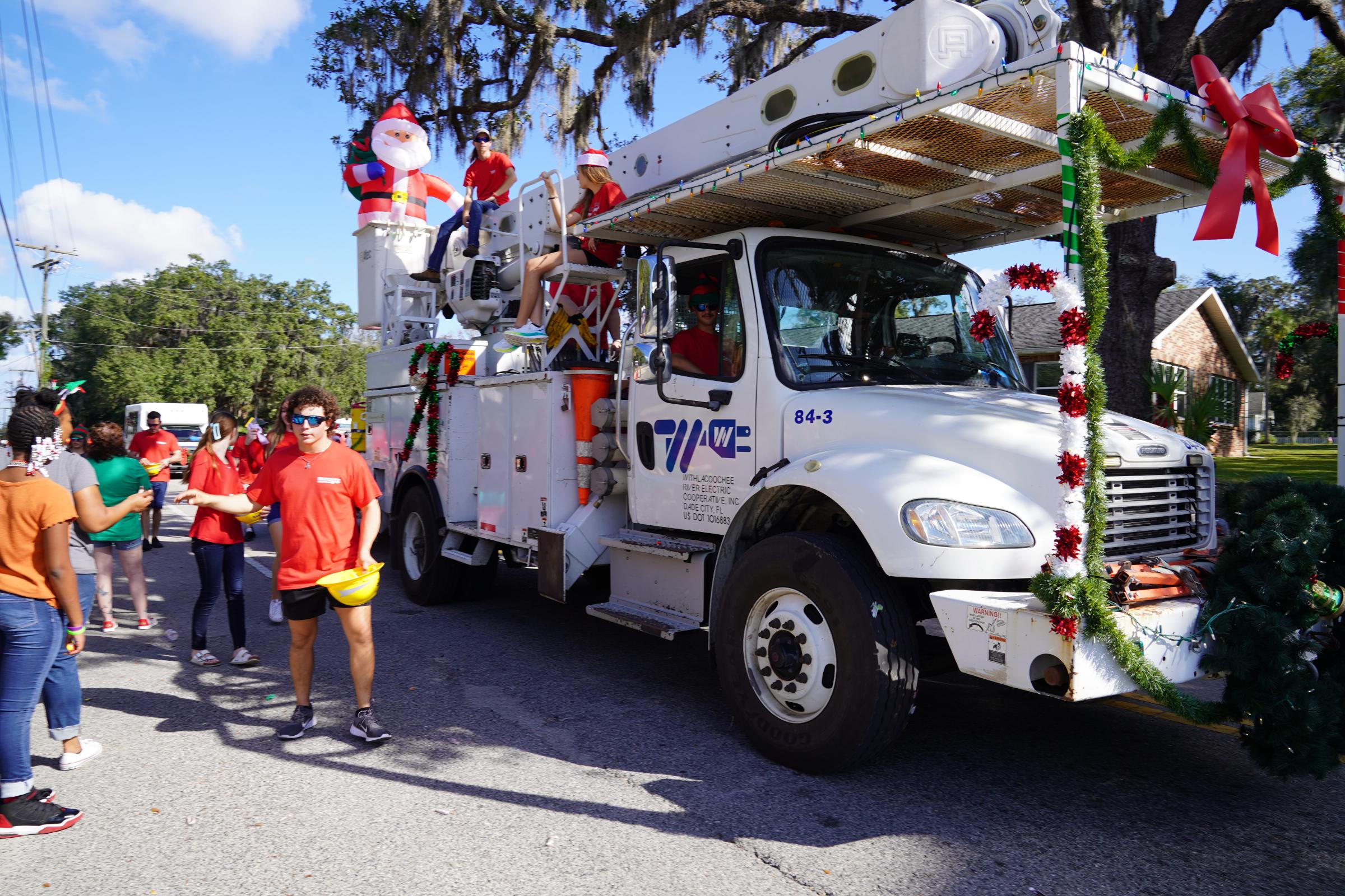 WREC Participates in Brooksville Christmas Parade Withlacoochee River