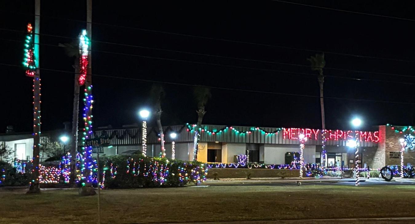 Christmas Office Decorations at WREC