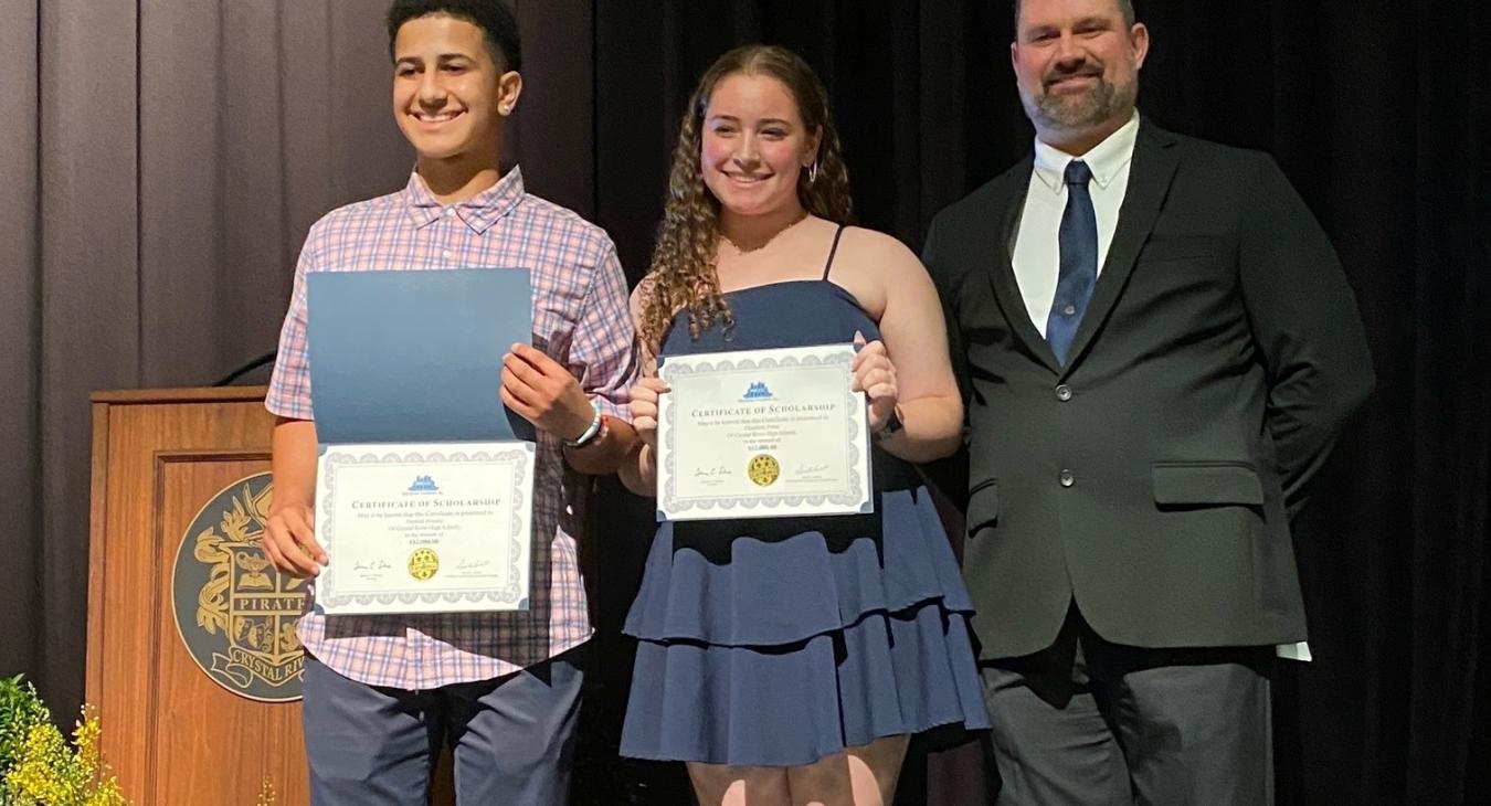 WREC Scholarships Awarded at Crystal River High School