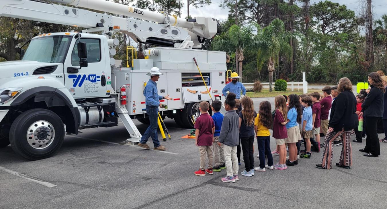 Safety Demonstration at Grace Christian School