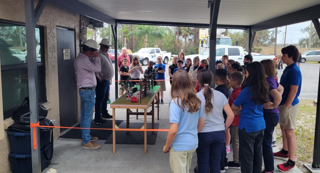 Safety Demonstration at Grace Christian School