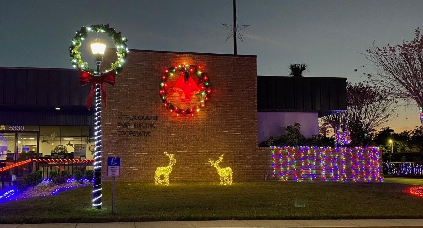 Christmas Office Decorations at WREC