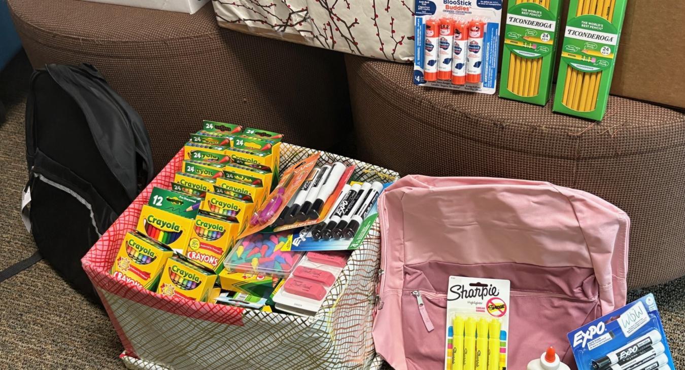 WREC Delivers School Supplies to Quail Hollow Elementary School