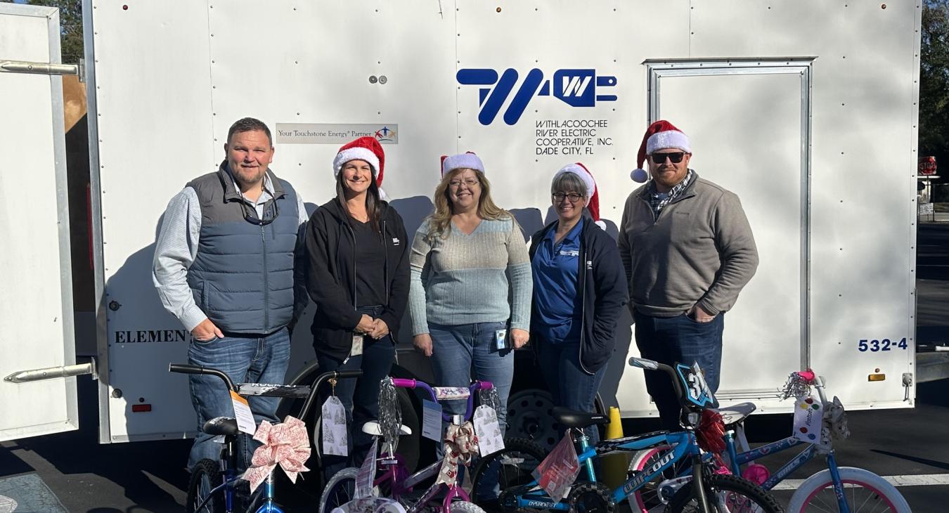 WREC Delivers Angel Tree Gifts to Citrus Springs Elementary