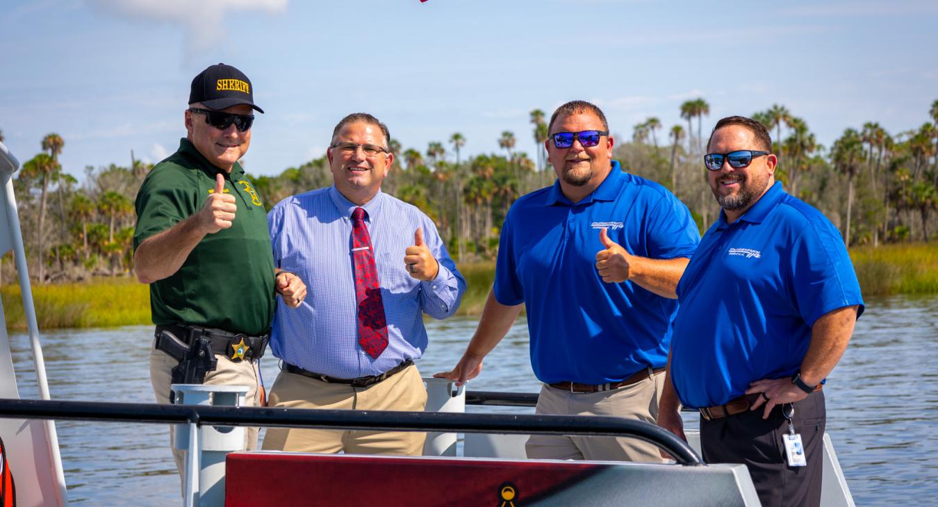 WREC Makes Donation to Citrus County Sheriff's Foundation