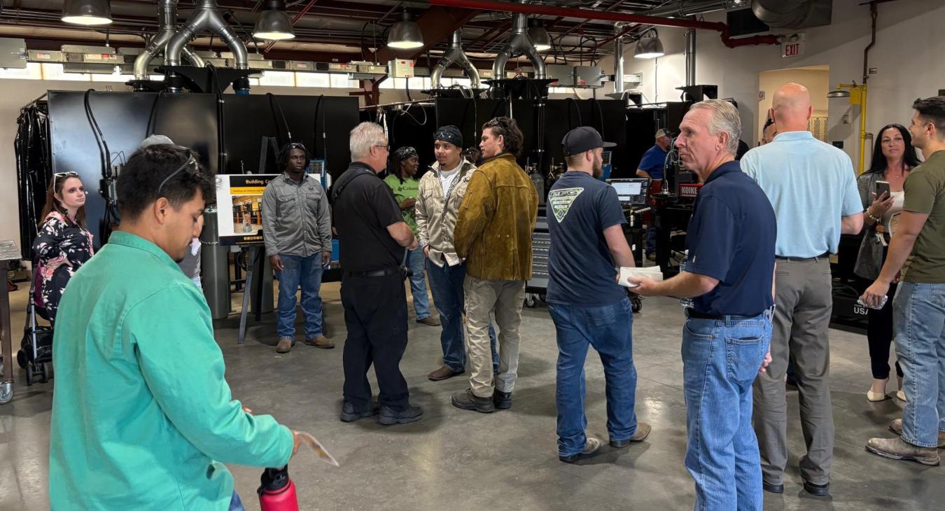 WREC Attends PHSC's Welding Renovation Reveal