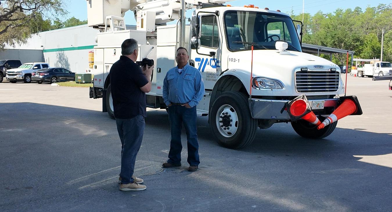 ABC Action News Spotlights WREC Linemen's Heroic Efforts During Hurricane Milton