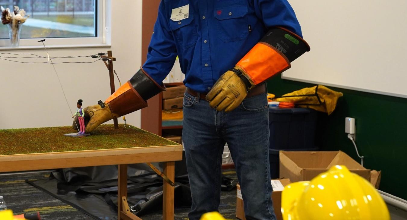 WREC's Safety Department visits Dayspring Angeline Academy