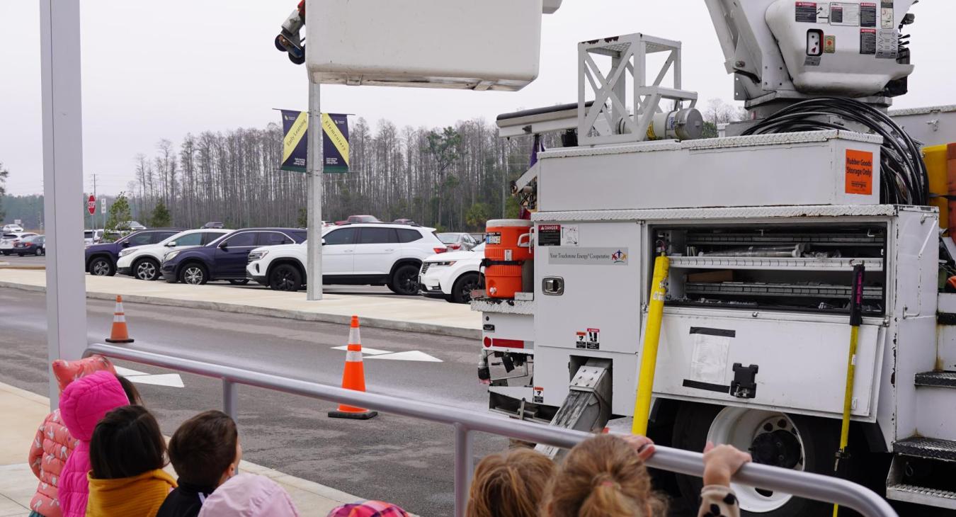 WREC's Safety Department visits Dayspring Angeline Academy