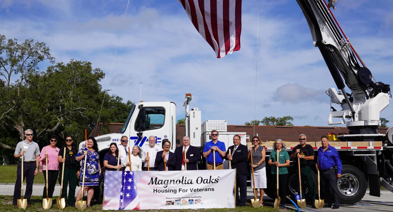 WREC Hosts Veterans Housing Project Groundbreaking Ceremony