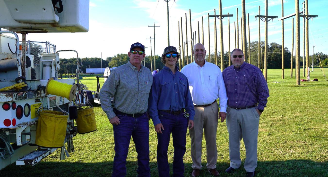 WREC Attends Lake-Sumter State College Line Workers Graduation