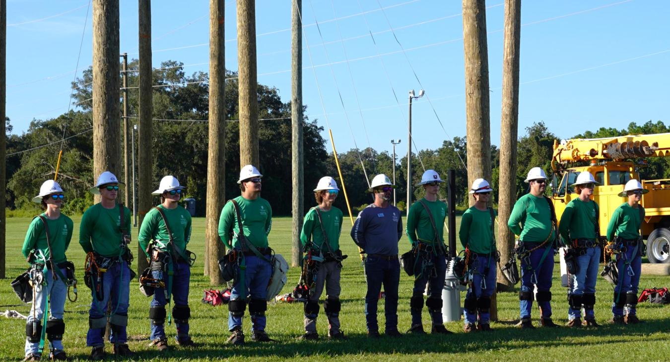 WREC Attends Lake-Sumter State College Line Workers Graduation