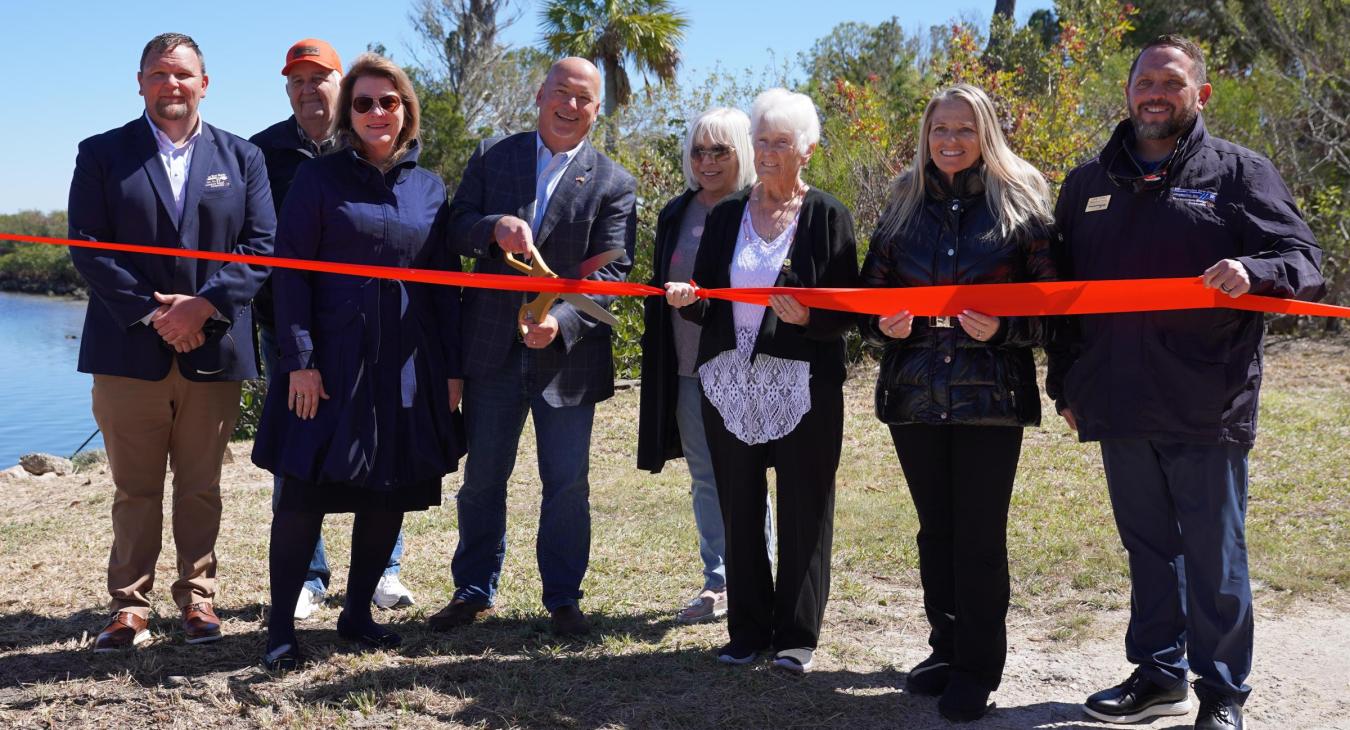 WREC Attends Ribbon Cutting Ceremony for Pirate Cove