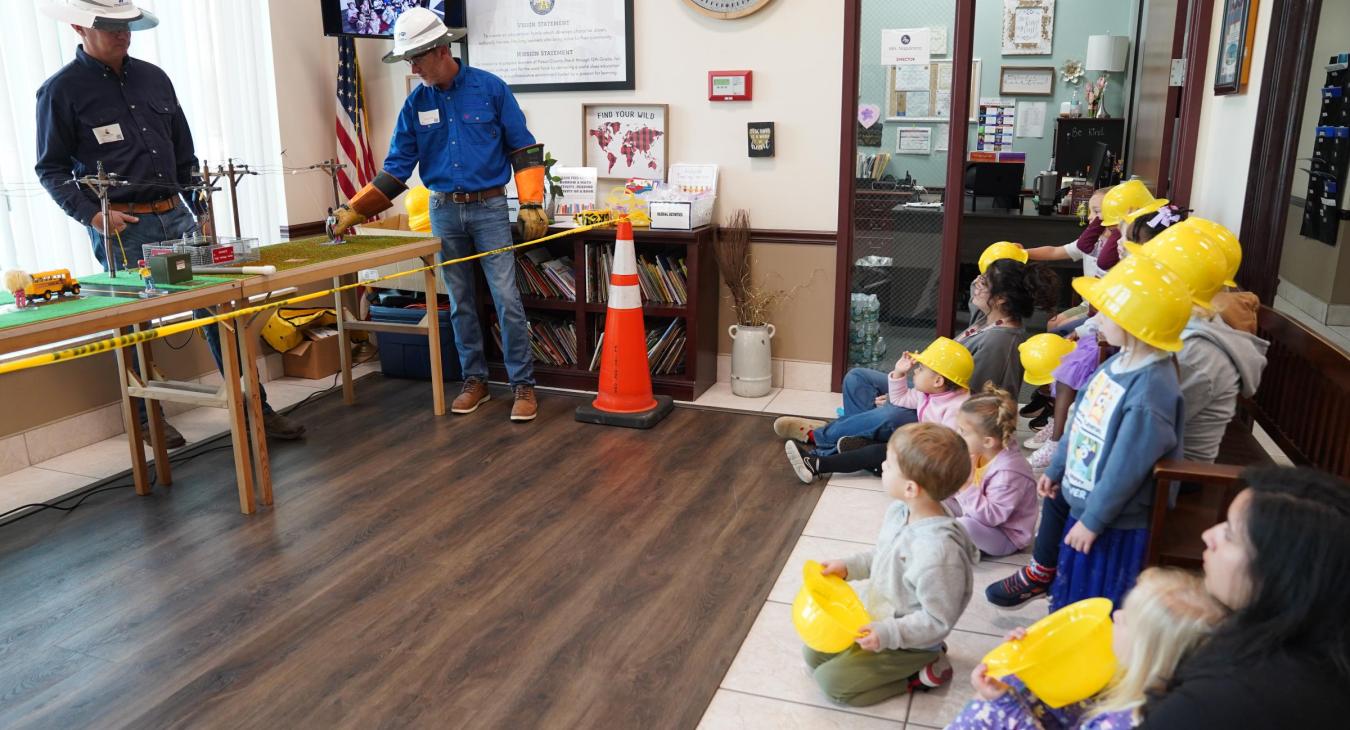 WREC Gives Safety Demonstration at Dayspring Academy