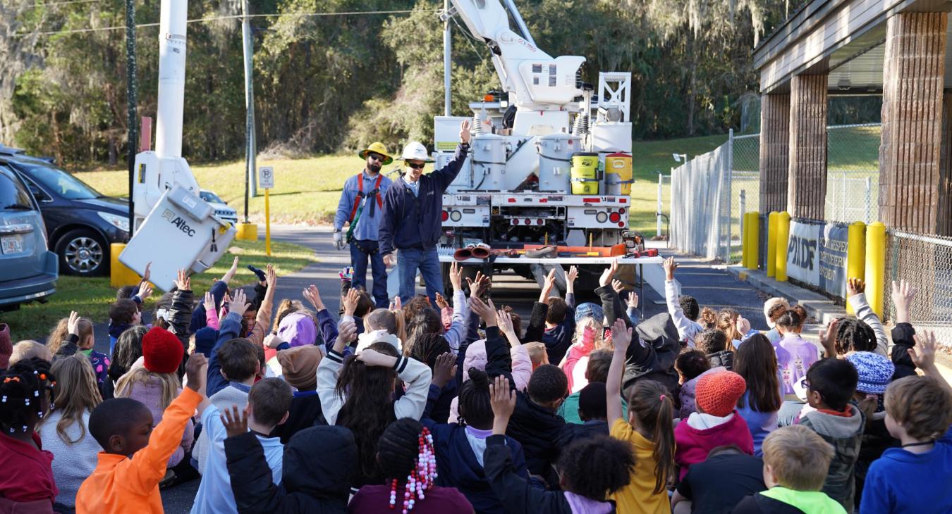 Career Day Presentation By WREC Linemen