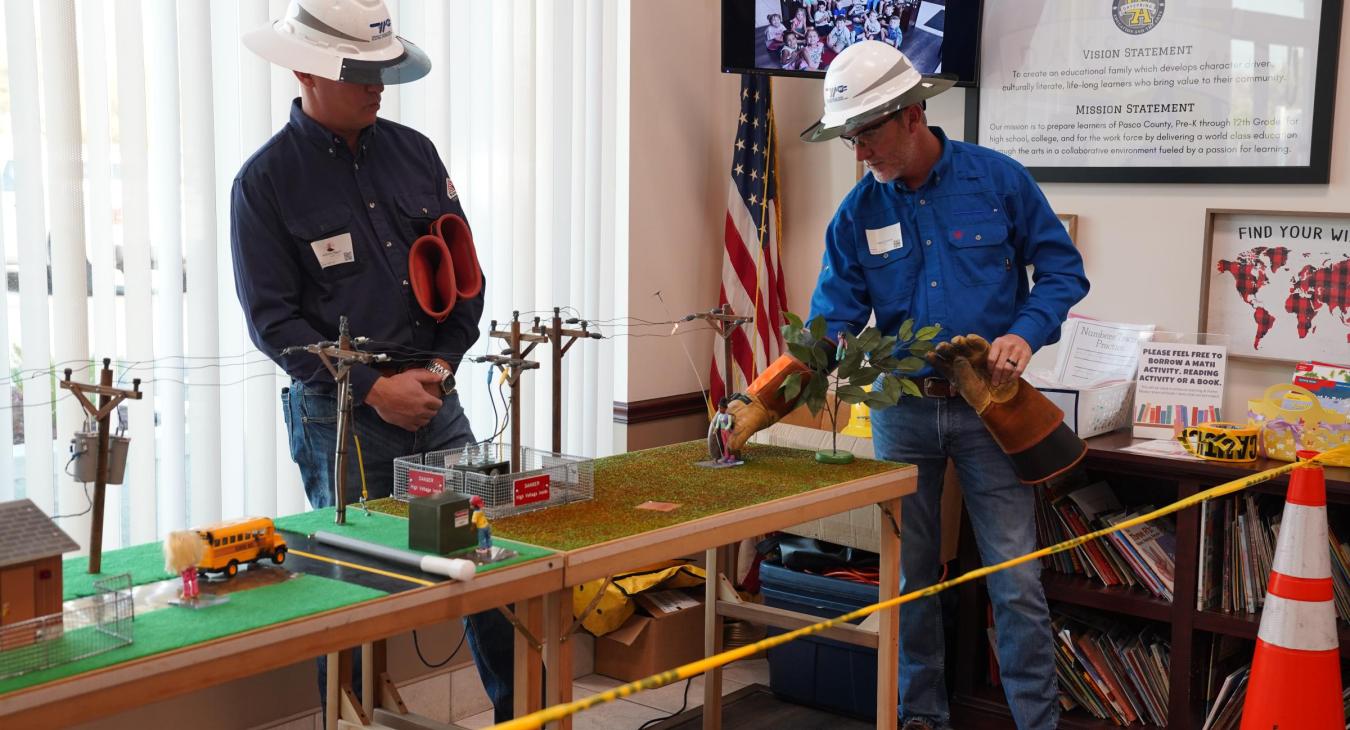 WREC Gives Safety Demonstration at Dayspring Academy