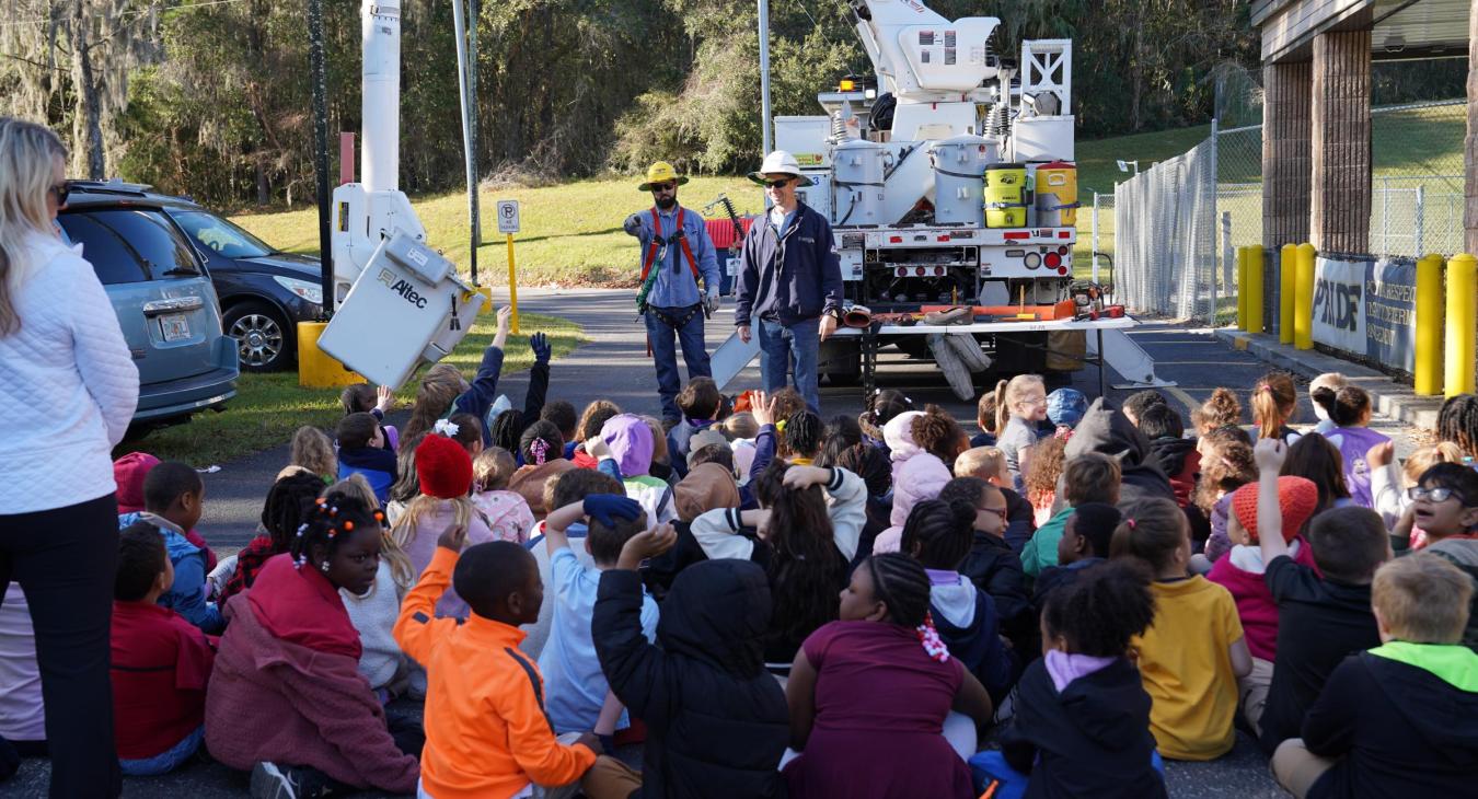 Career Day Presentation By WREC Linemen