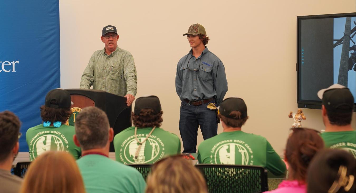 WREC Attends Lake-Sumter State College Line Workers Graduation