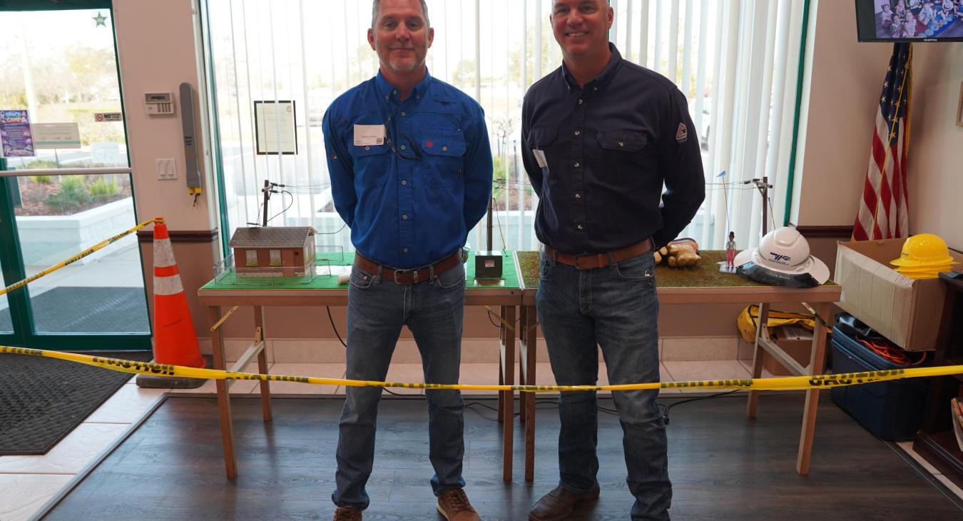 WREC Gives Safety Demonstration at Dayspring Academy