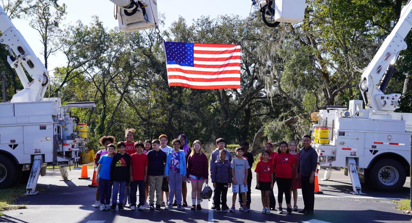 WREC Takes Part in Annual Veterans Day Performance at Lacoochee Elementary School