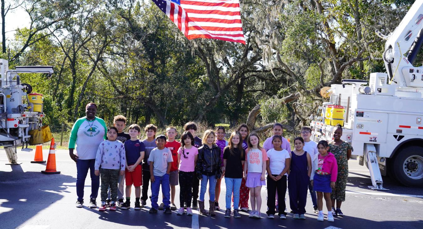 WREC Takes Part in Annual Veterans Day Performance at Lacoochee Elementary School