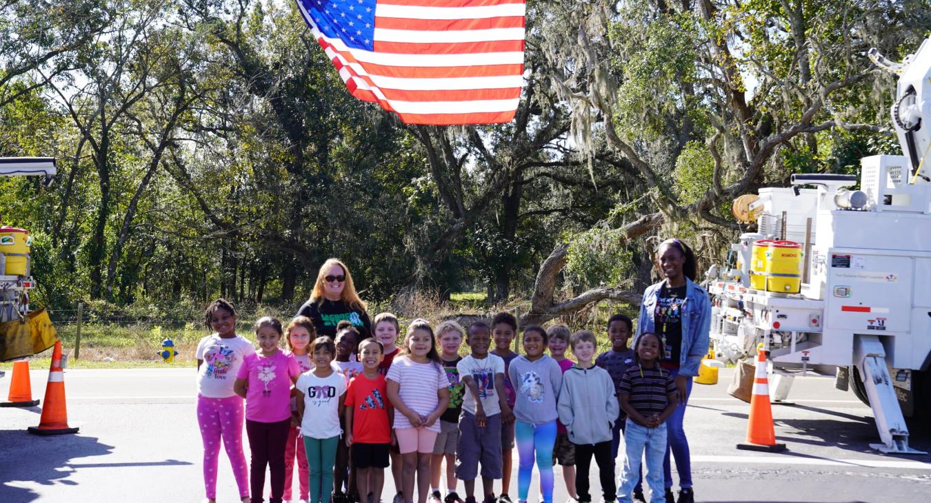 WREC Takes Part in Annual Veterans Day Performance at Lacoochee Elementary School