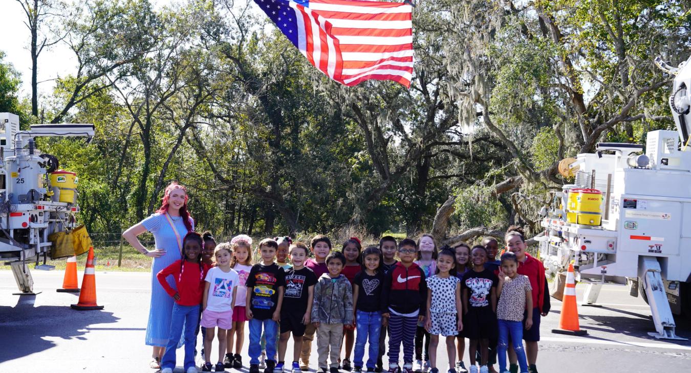WREC Takes Part in Annual Veterans Day Performance at Lacoochee Elementary School