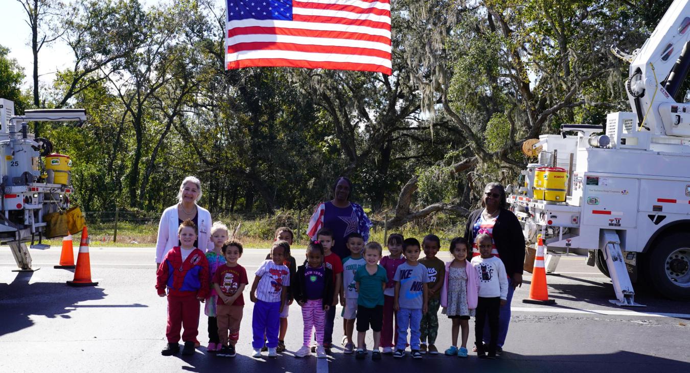 WREC Takes Part in Annual Veterans Day Performance at Lacoochee Elementary School