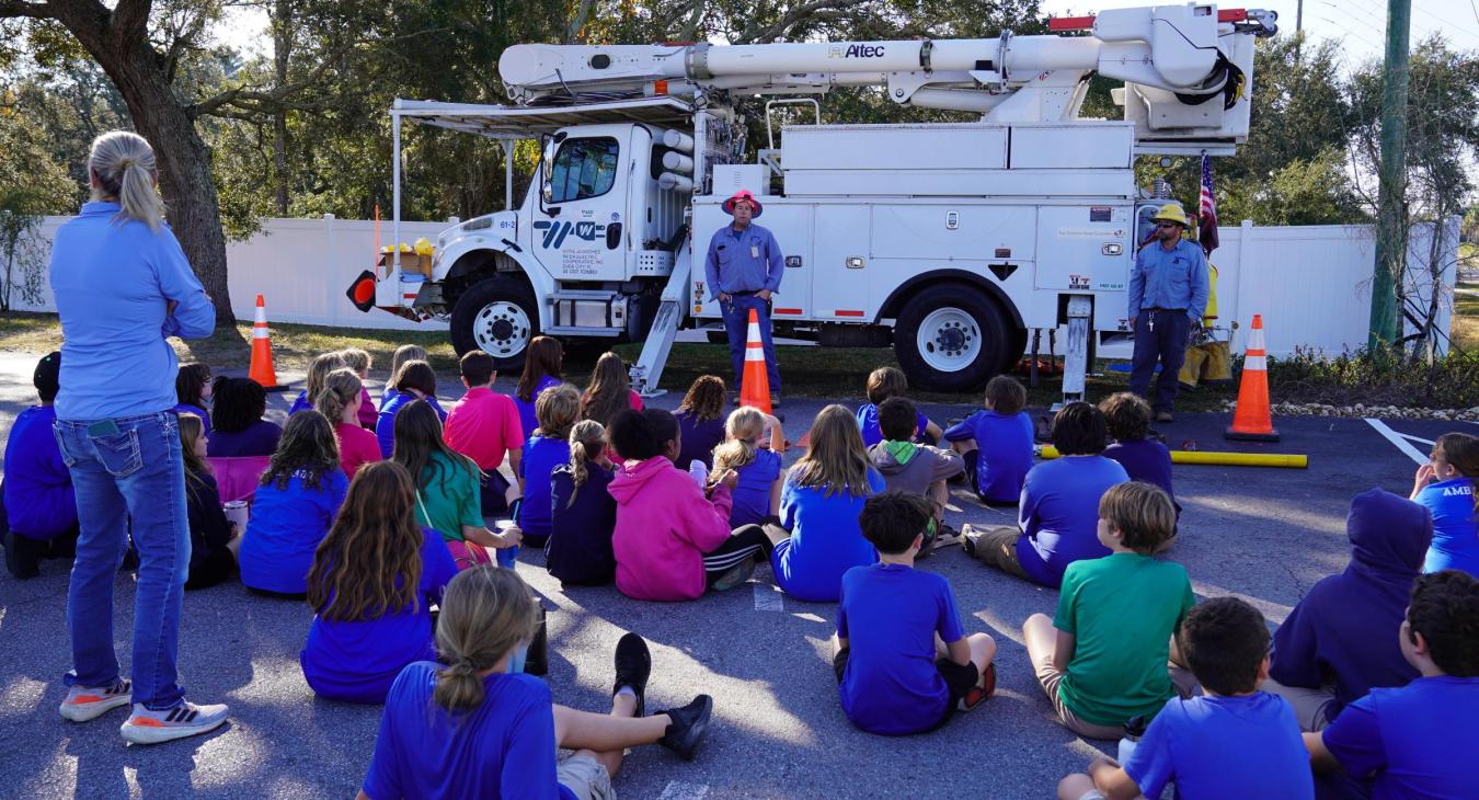 WREC Attends Great American Teach-In at Learning Lodge Academy