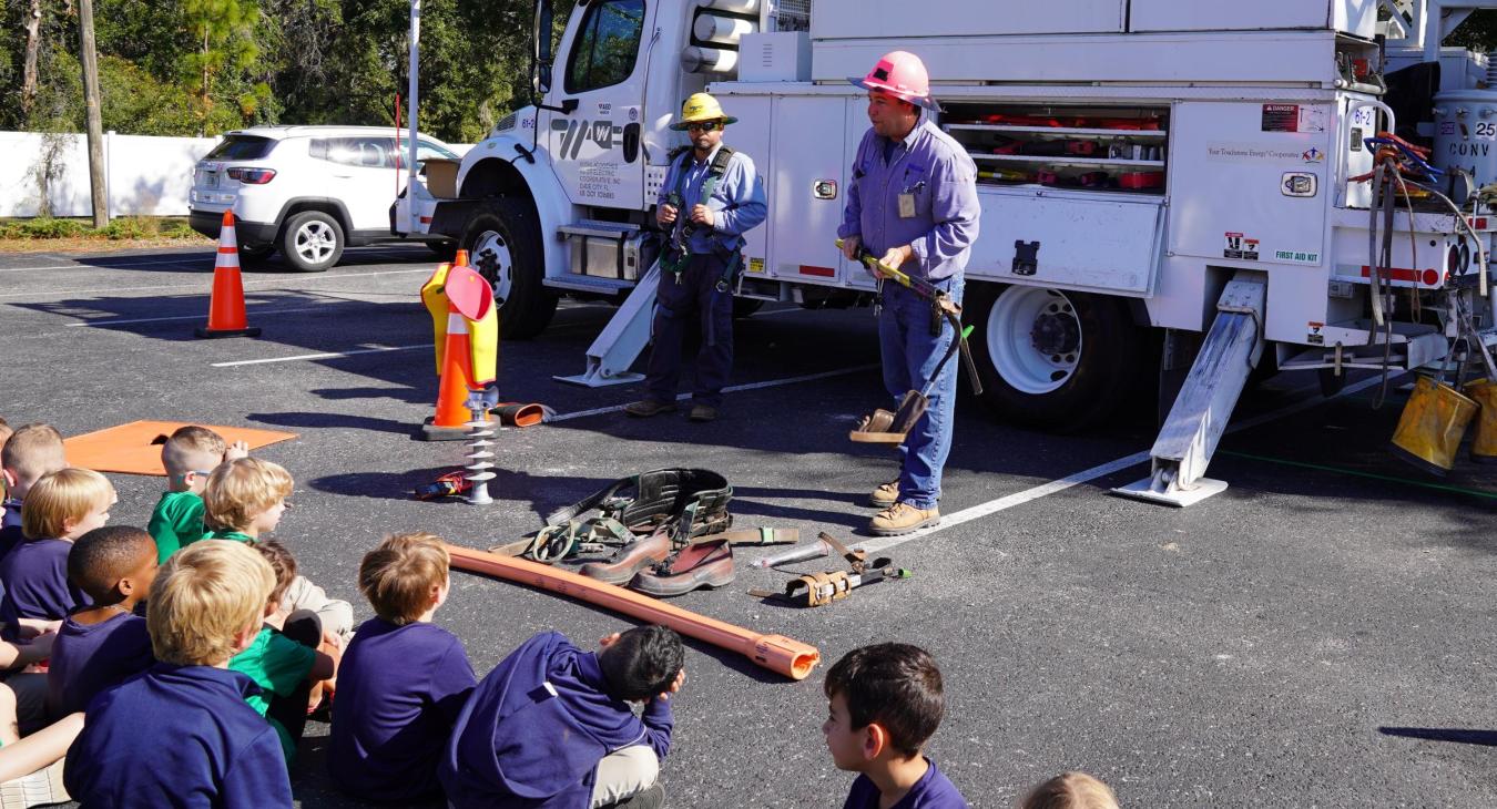 WREC Attends Great American Teach-In at Learning Lodge Academy