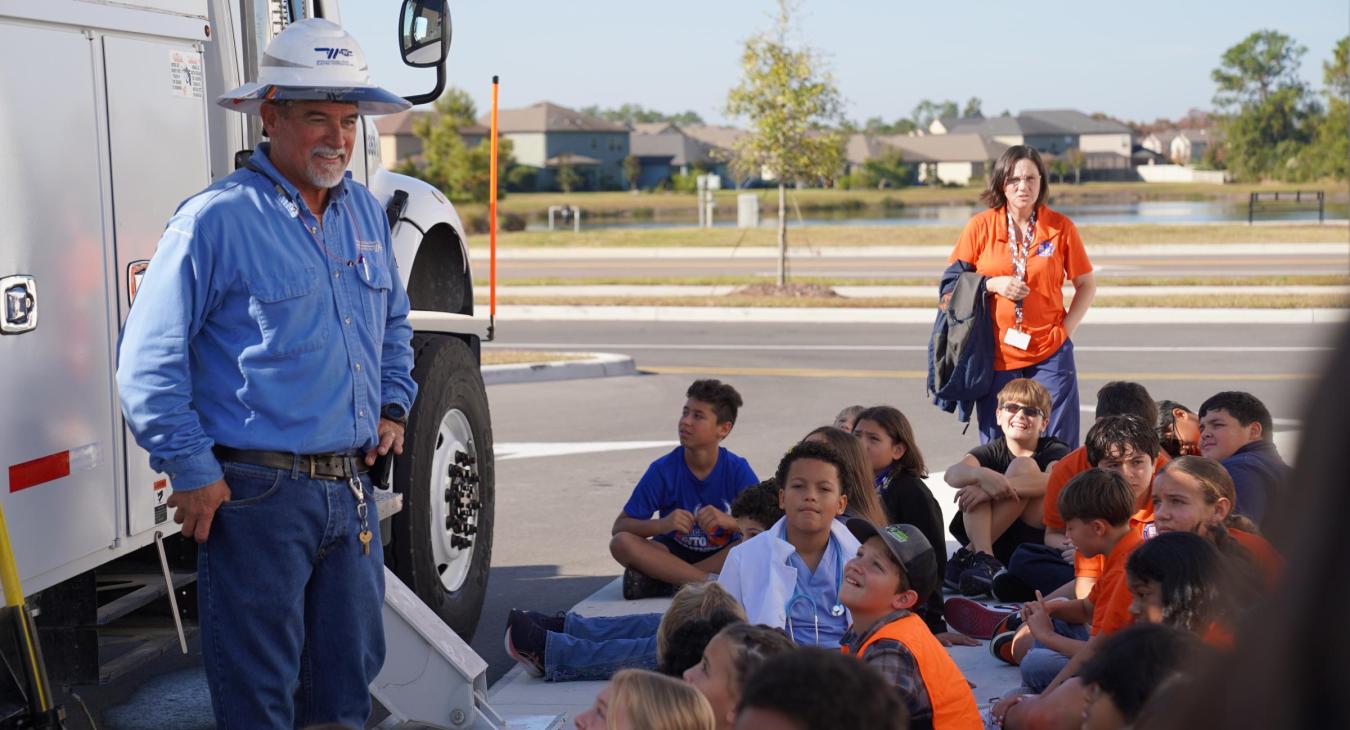 WREC Attends Great American Teach-In at Pinecrest Academy Connerton