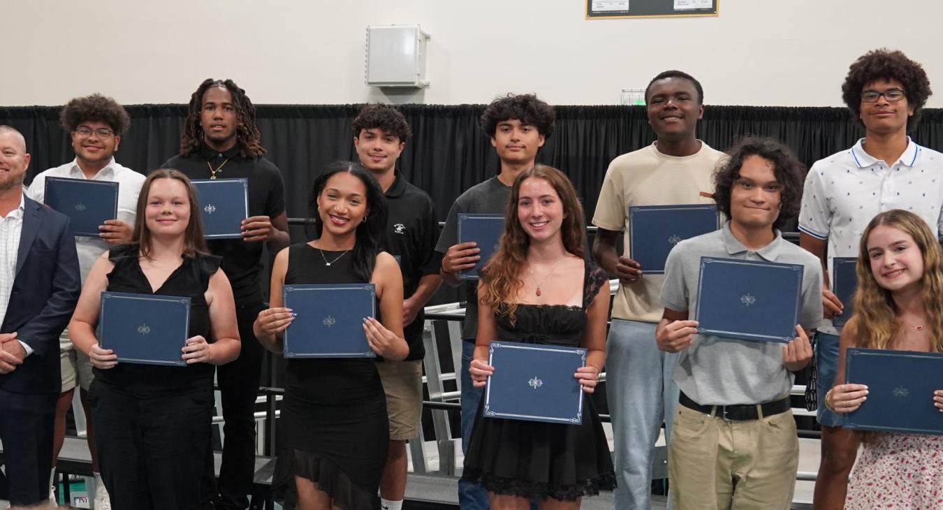 WREC Scholarships Awarded at Cypress Creek High School