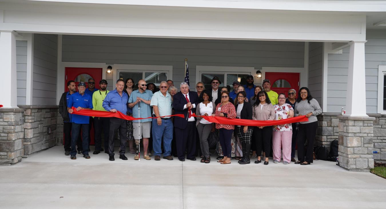 WREC Hosts Ribbon Cutting for Magnolia Oaks Veterans Housing Project