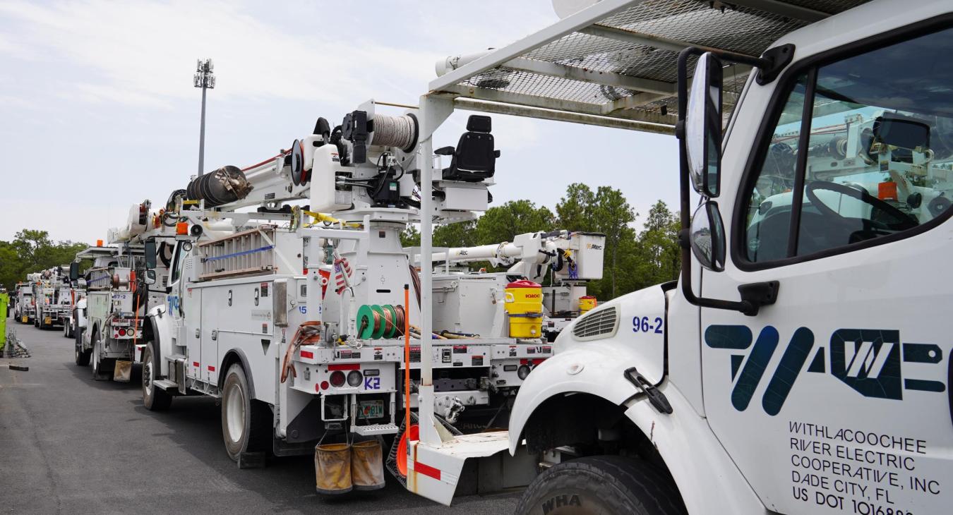 WREC Crews Aid in North Florida Power Restoration