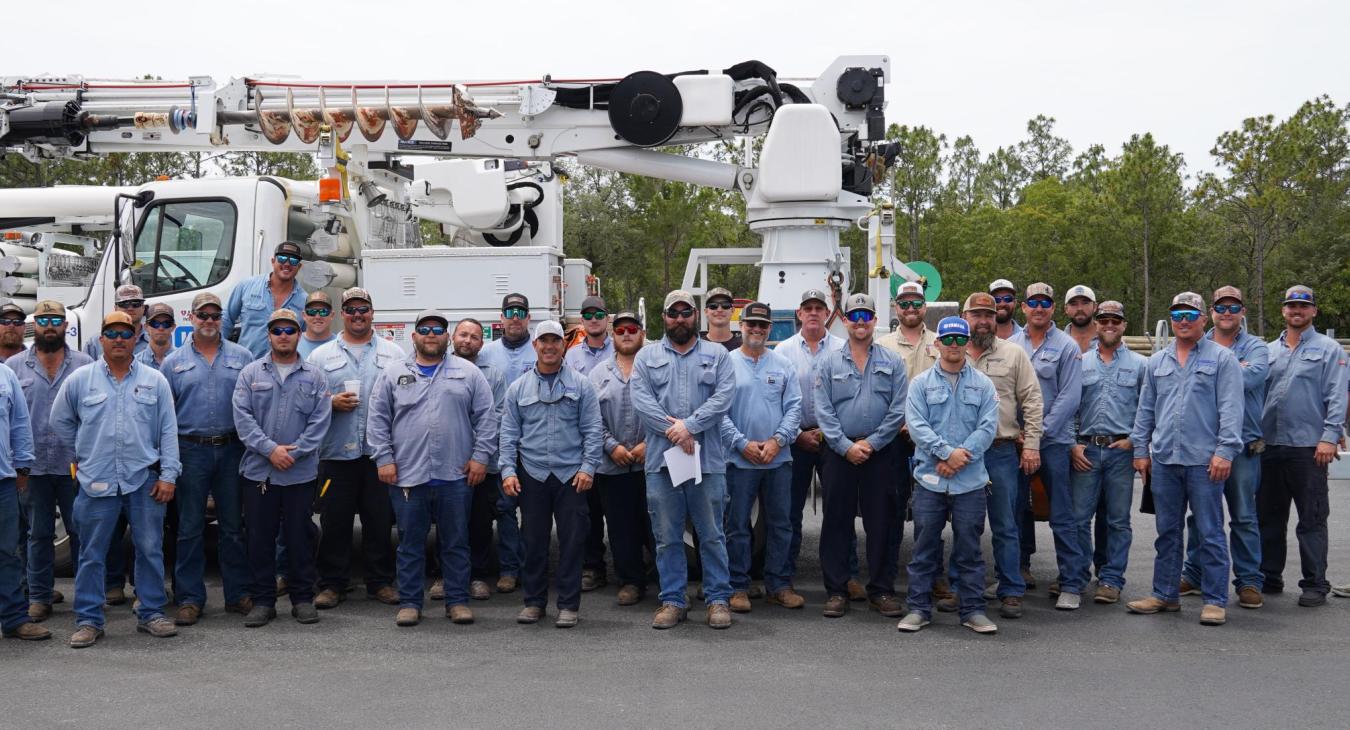 WREC Crews Aid in North Florida Power Restoration