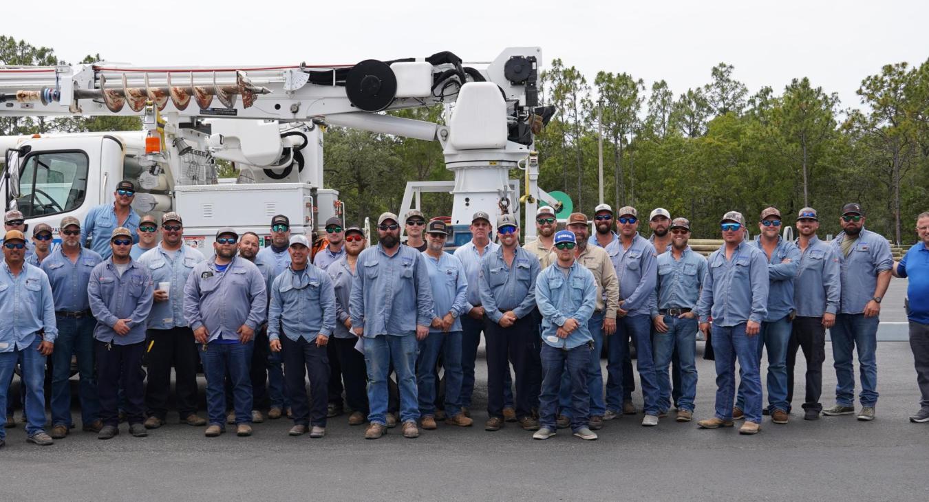 WREC Crews Aid in North Florida Power Restoration