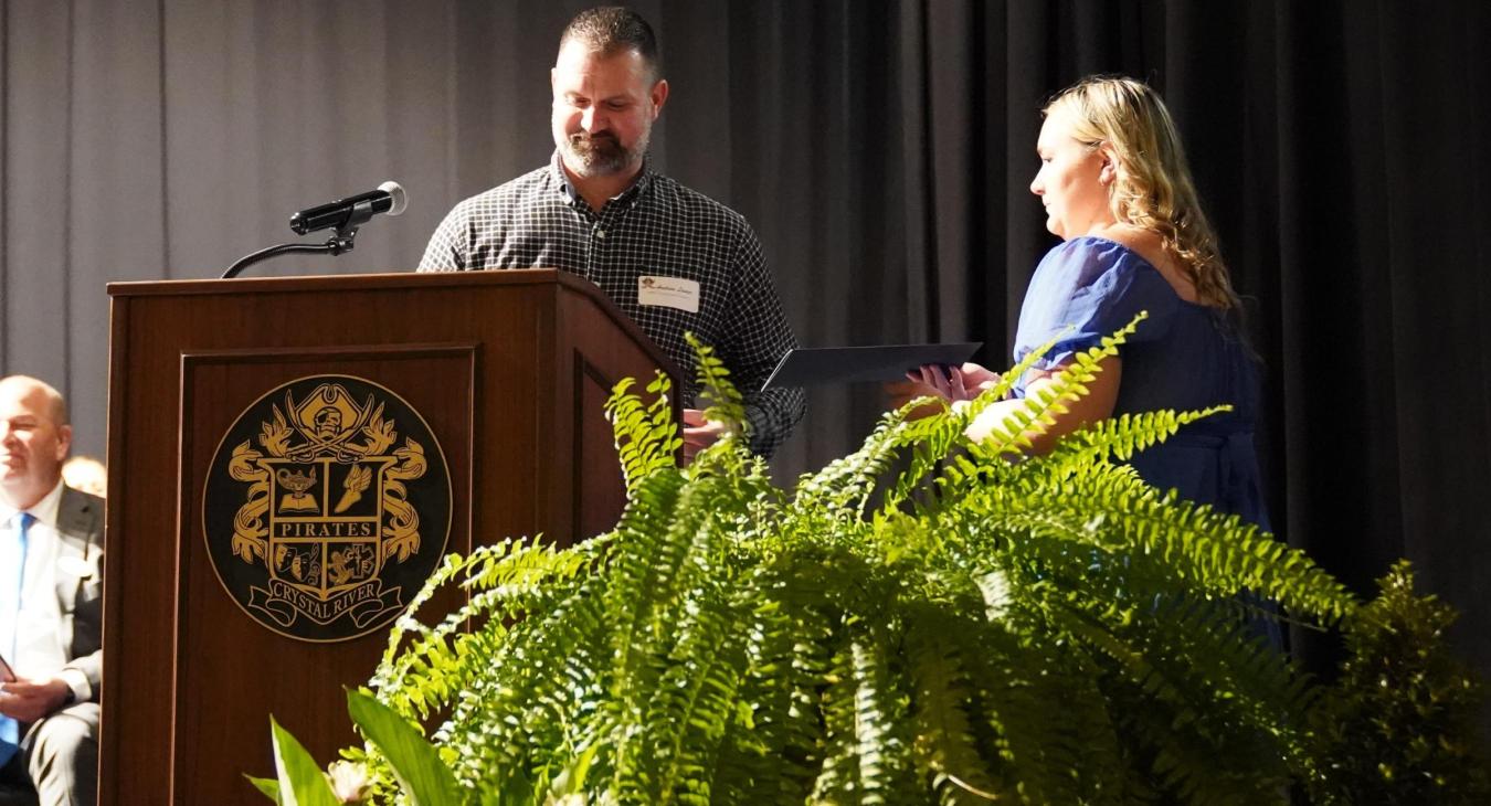 WREC Scholarships Awarded at Crystal River High School