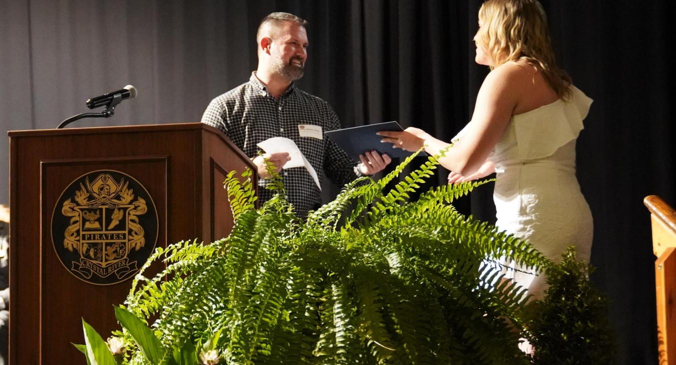 WREC Scholarships Awarded at Crystal River High School