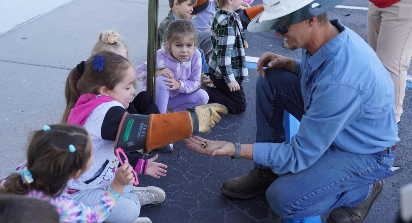 WREC Gives Safety Demonstration at Dayspring Academy