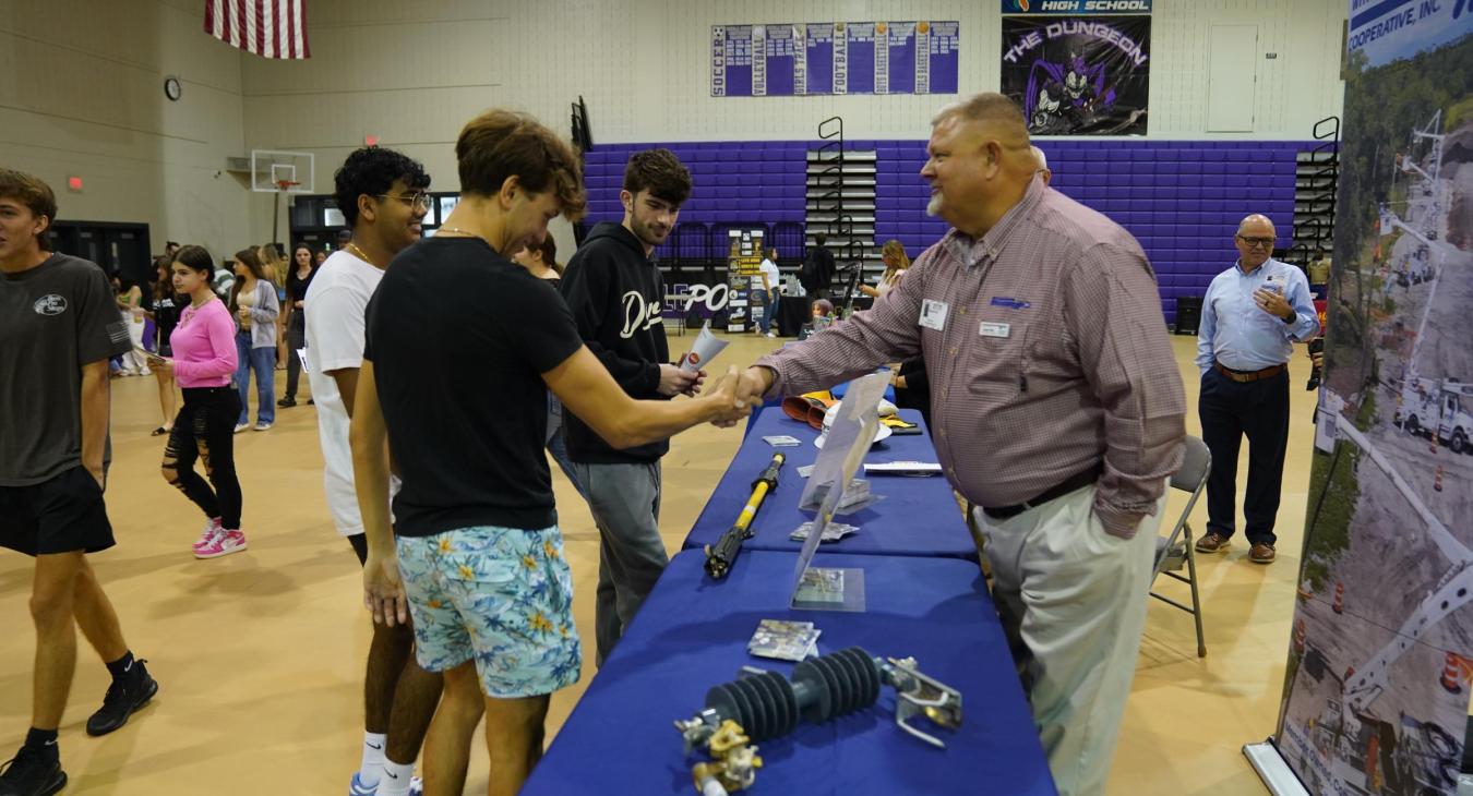 WREC Participates in Career Fair at River Ridge High School