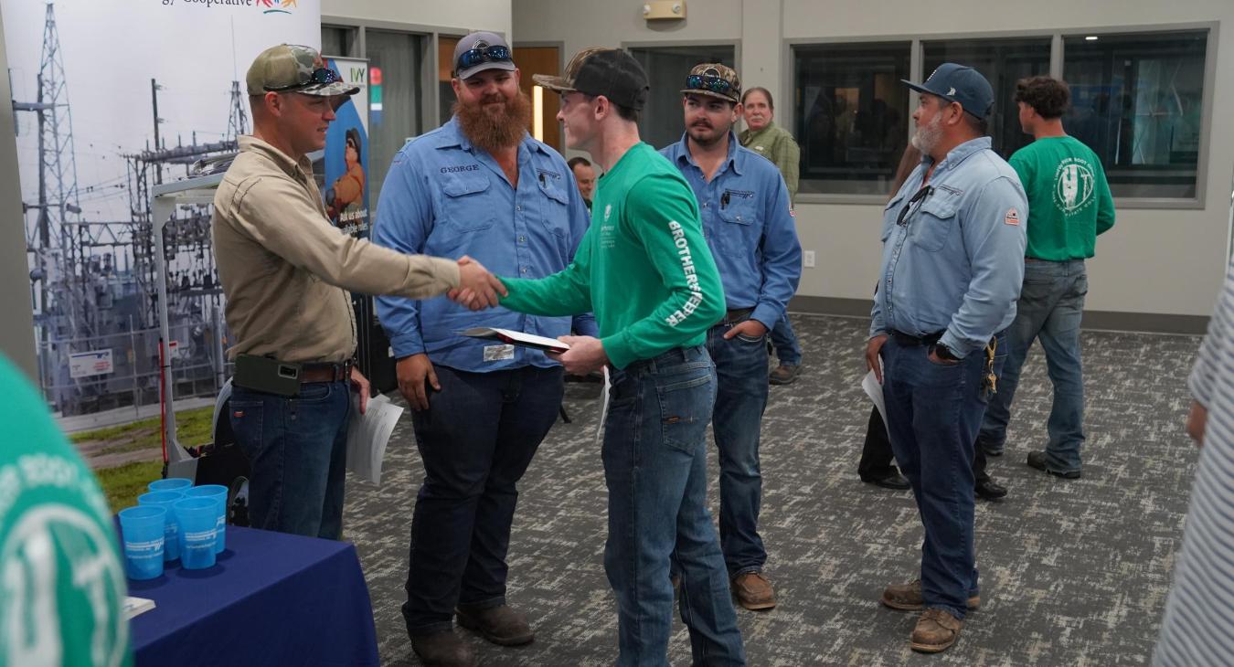 WREC at LSSC Lineworker graduation