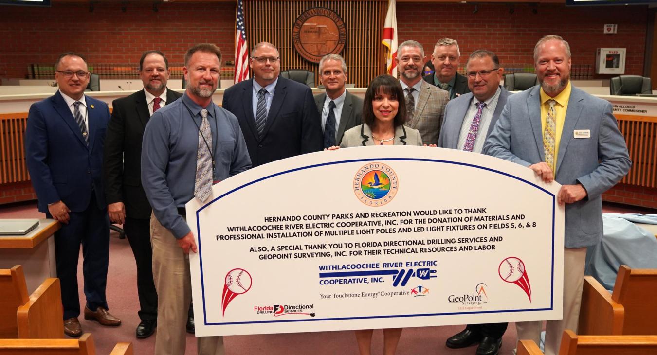 WREC Receives Recognition from Hernando County Services