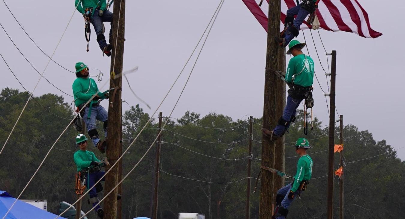 WREC Supports Lake-Sumter State College Line Workers Bootcamp