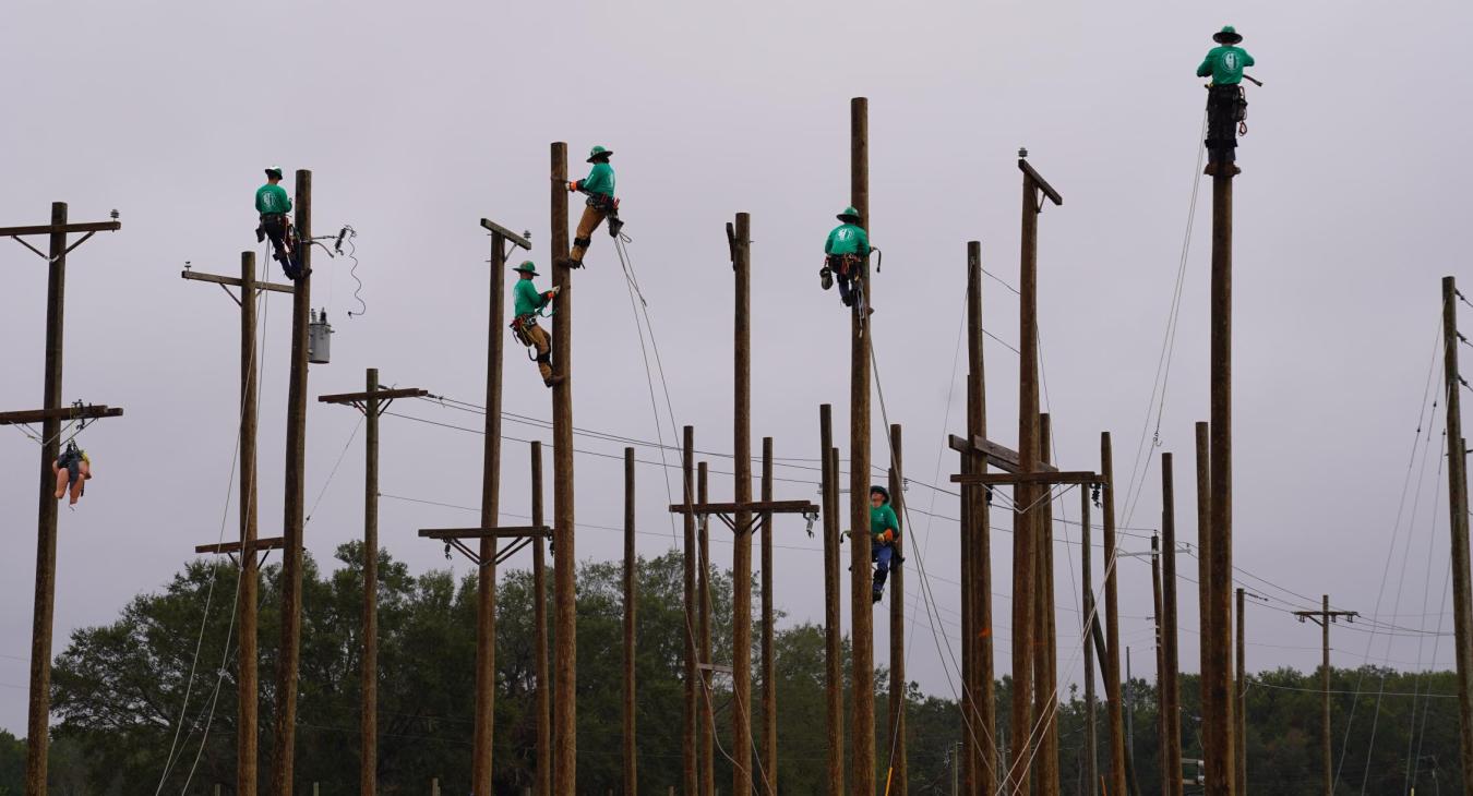 WREC Supports Lake-Sumter State College Line Workers Bootcamp