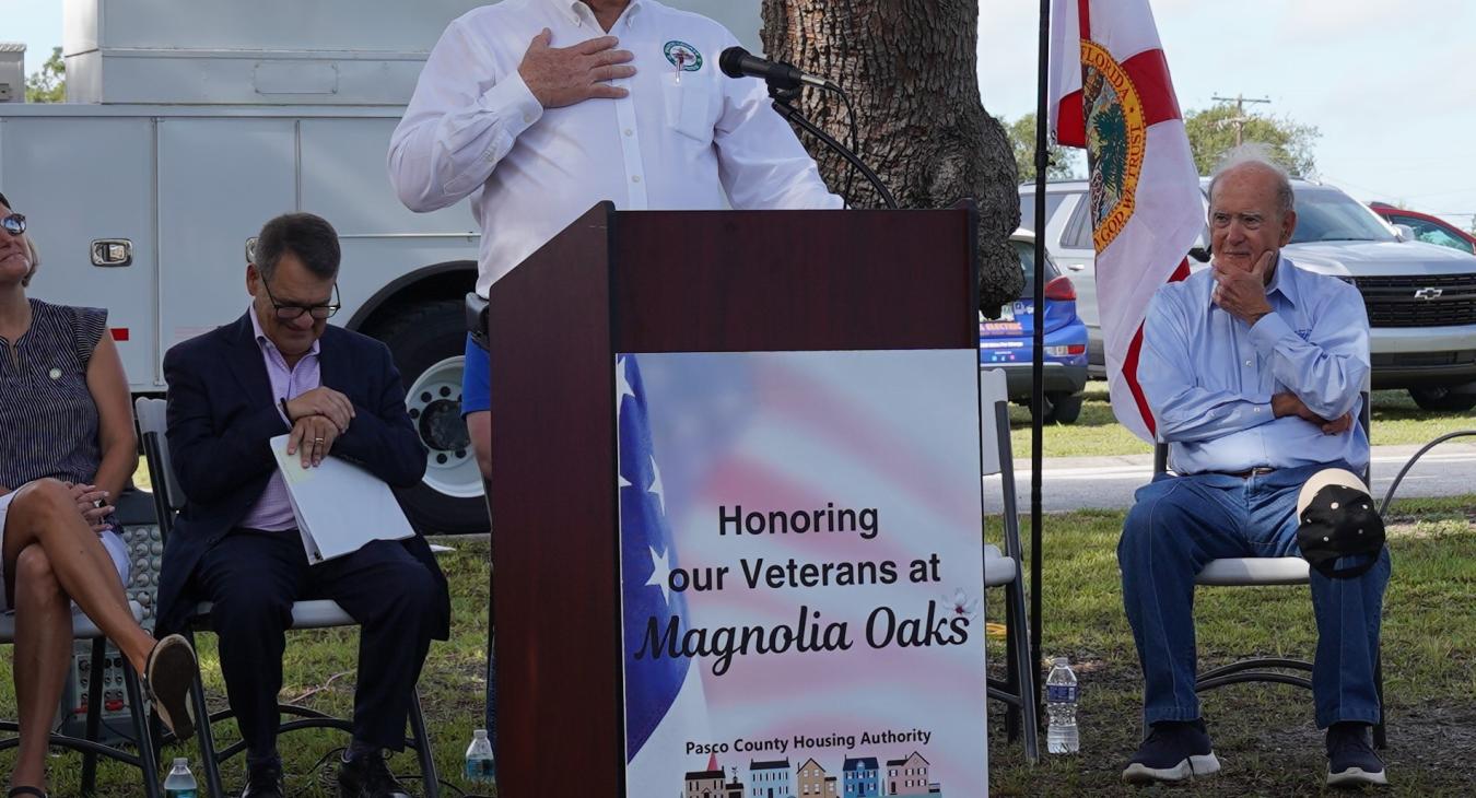 WREC Hosts Veterans Housing Project Groundbreaking Ceremony