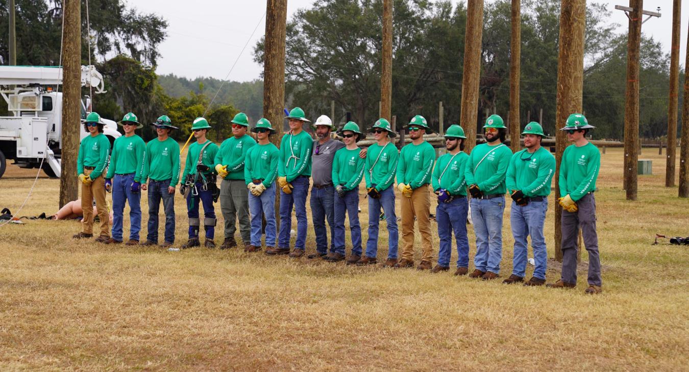 WREC Supports Lake-Sumter State College Line Workers Bootcamp