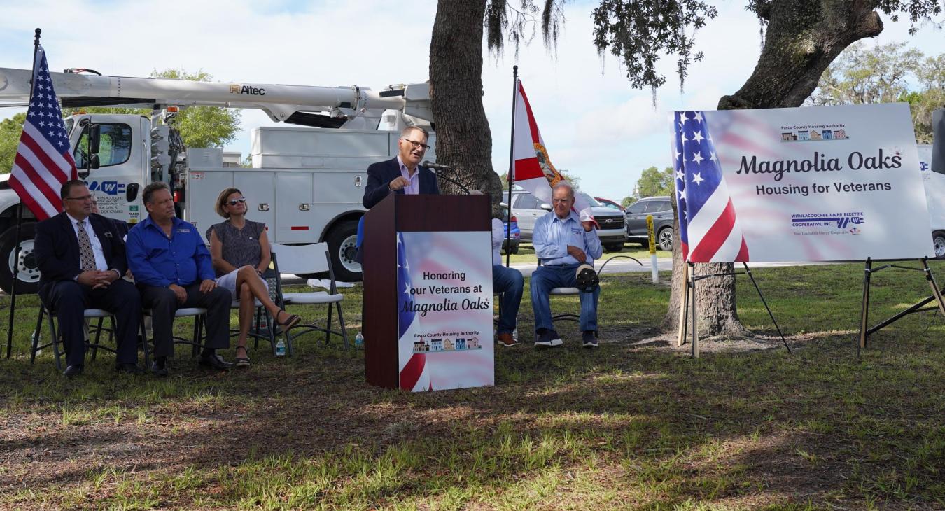 WREC Hosts Veterans Housing Project Groundbreaking Ceremony