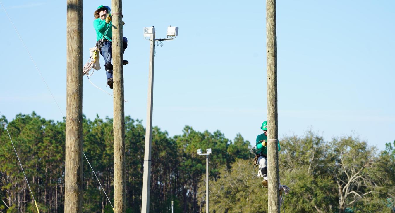 WREC Attends February 2025 Lake-Sumter State College Line Workers Graduation