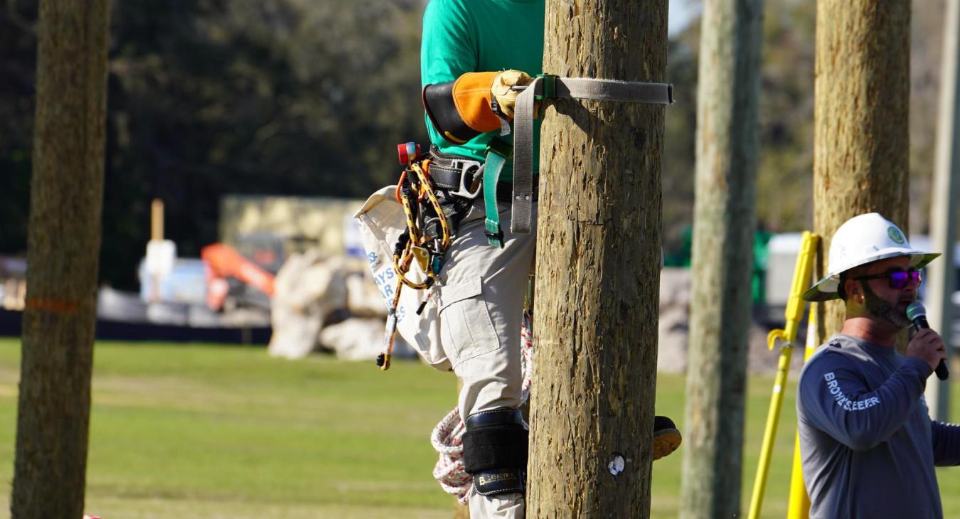 WREC Attends February 2025 Lake-Sumter State College Line Workers Graduation