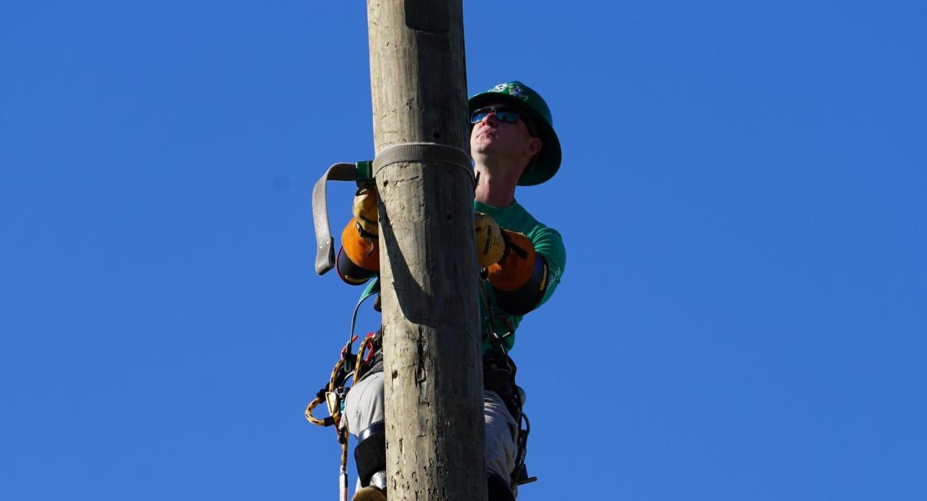 WREC Attends February 2025 Lake-Sumter State College Line Workers Graduation